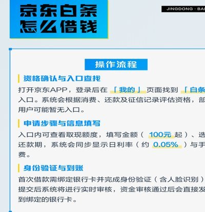 京东白条提现步骤