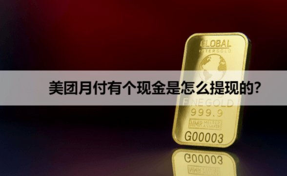 美团月付可以取现金吗