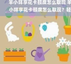 羊小咩取现额度申请攻略